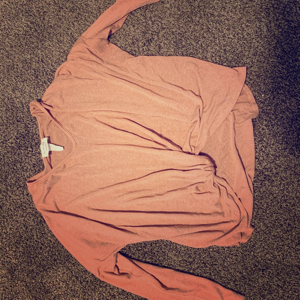 Knotted  Long Sleeve Top